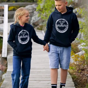 Blå Simborgarhoodie Barn